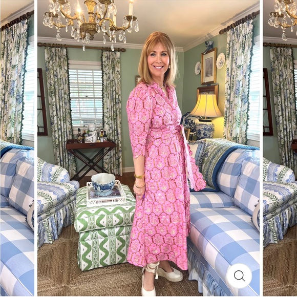 Pink Patterned Women's Dress, Miss Madigan 
Size Medium NWT - Picture 3 of 4